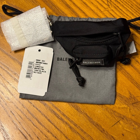 Balenciaga Black Keychain Wristlet - Picture 3 of 5